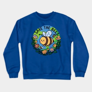 Earth day bees lover Crewneck Sweatshirt